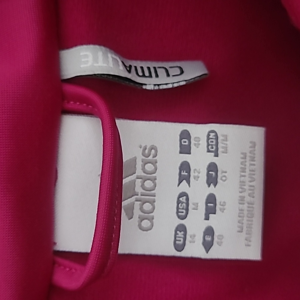 Adidas Plum/silver Track Jacket - Picture 2 of 4